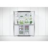 Fisher & Paykel RF605QNUVX1 Series 7 Contemporary American Fridge Freezer, Stainless Steel, E Rated,  Plumbed