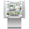 Fisher & Paykel RS90AU3 Integrated American Fridge Freezer, E Rated,  Plumbed