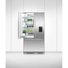 Fisher & Paykel RS90AU3 Integrated American Fridge Freezer, E Rated,  Plumbed
