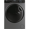 Haier HWD90B14959S8NUK Washer Dryer, 9kg/6kg, 1400 Spin, Grey, D Rated