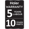 Haier HW100-BP14357UUK X5 Washing Machine, 10kg, 1400 Spin, White, A Rated