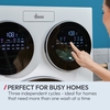Hoover HMQD 410CBL9-80 Washing Machine, 10kg, 1400 Spin, White, A Rated