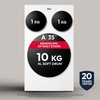 Hoover HMQD 410CBL9-80 Washing Machine, 10kg, 1400 Spin, White, A Rated