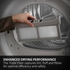 Haier HD100-A2939R Heat Pump Tumble Dryer, 10kg, Grey, A++ Rated