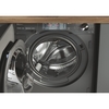 Haier HWDQ90B416FWBRUK Integrated Washer Dryer, 9kg/5kg, 1600 Spin, Grey, A Rated
