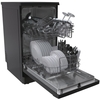 Hoover HDPH 2D1049B-80 Slimline Dishwasher, 10 Place Settings, Black, E Rated