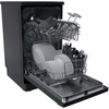 Hoover HDPH 2D1049B-80 Slimline Dishwasher, 10 Place Settings, Black, E Rated