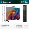 Hisense 32A4STUK 32" DLED Smart Television, Full HD, Black, F Rated