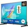 Hisense 32E5QTUK 32" QLED Smart Television, Full HD, Black, F Rated