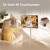 Hisense 32S6S 32" LED Smart Television, 4K Ultra HD, White, E Rated