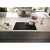 Haier HAIH82MTMCF 80cm Vented Hob, Black