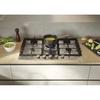 Hoover HGH75WC3X 75cm 5 Burner Gas Hob, Stainless Steel
