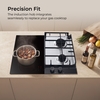 Haier HAIDFS64MCAR1 59cm Induction Hob, Black