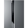 Haier HSR3918ENPG SBS 90 Series 3 American Fridge Freezer, Silver, E Rated,  Non-Plumbed