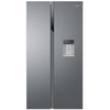 Haier SBS 90 Series 3 HSR3918EWPG American Fridge Freezer, Silver, E Rated,  Non-Plumbed