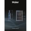 Haier HWS42GDAU1 Wine Cooler, Black, G Rated
