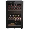 Haier HWS42GDAU1 Wine Cooler, Black, G Rated