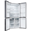 Haier HCR5919EHMB American Fridge Freezer, Black, E Rated,  Plumbed