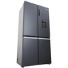 Haier HCR5919EHMB American Fridge Freezer, Black, E Rated,  Plumbed