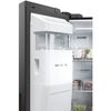 Haier HSW59F18EIPT American Fridge Freezer, Slate Black,  Plumbed, E Rated