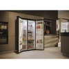 Haier HSW59F18EIPT American Fridge Freezer, Slate Black,  Plumbed, E Rated