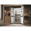 Haier HCR3818ENMM American Fridge Freezer,  Non-Plumbed, Stainless Steel, E Rated