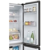 Haier HCR3818ENMM American Fridge Freezer,  Non-Plumbed, Stainless Steel, E Rated