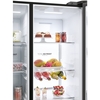 Haier HSW79F18DIPT American Fridge Freezer,  Plumbed, Black, D Rated