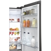 Haier HSW79F18DIPT American Fridge Freezer,  Plumbed, Black, D Rated