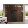 Haier HSW79F18DIPT American Fridge Freezer,  Plumbed, Black, D Rated
