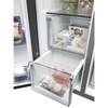 Haier HSW59F18DIMM American Fridge Freezer,  Plumbed, Stainless Steel, D Rated