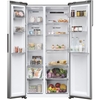 Haier HSR5918DNMP American Fridge Freezer,  Non-Plumbed, Stainless Steel, D Rated