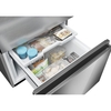 Haier HTW5618DWMG Total No Frost Fridge Freezer, 60/40, Stainless Steel, D Rated