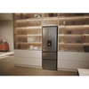 Haier HTW5618DWMG Total No Frost Fridge Freezer, 60/40, Stainless Steel, D Rated