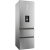 Haier HTW5618DWMG Total No Frost Fridge Freezer, 60/40, Stainless Steel, D Rated