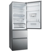Haier HTW5618DWMG Total No Frost Fridge Freezer, 60/40, Stainless Steel, D Rated