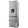 Haier HTW5618DWMG Total No Frost Fridge Freezer, 60/40, Stainless Steel, D Rated
