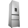 Haier HTW5618DWMG Total No Frost Fridge Freezer, 60/40, Stainless Steel, D Rated