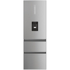 Haier HTW5618DWMG Total No Frost Fridge Freezer, 60/40, Stainless Steel, D Rated