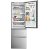 Haier HTW5618ENMG 3D 60 Series 5 Total No Frost Fridge Freezer, 60/40, Silver, E Rated