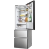 Haier HTW5618ENMG 3D 60 Series 5 Total No Frost Fridge Freezer, 60/40, Silver, E Rated