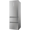 Haier HTW5618ENMG 3D 60 Series 5 Total No Frost Fridge Freezer, 60/40, Silver, E Rated