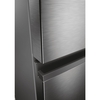 Haier HTW5618ENMG 3D 60 Series 5 Total No Frost Fridge Freezer, 60/40, Silver, E Rated
