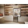 Haier HTW5618EWMG 3D 60 Series 5 Total No Frost Fridge Freezer, 60/40, Silver, E Rated