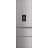 Haier HTW5618EWMG 3D 60 Series 5 Total No Frost Fridge Freezer, 60/40, Silver, E Rated