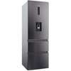 Haier HTW5618EWMP Total No Frost Fridge Freezer, 60/40, Grey, E Rated