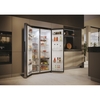Haier HSW59F18DNMM American Fridge Freezer, Stainless Steel, D Rated,  Non-Plumbed
