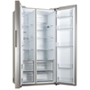Haier HSW59F18DNMM American Fridge Freezer, Stainless Steel, D Rated,  Non-Plumbed
