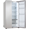Haier HSW59F18DNMM American Fridge Freezer, Stainless Steel, D Rated,  Non-Plumbed