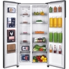 Hoover HHSBSO-6174XK-1 500 Maxi American Fridge Freezer, Stainless Steel, E Rated,  Non-Plumbed